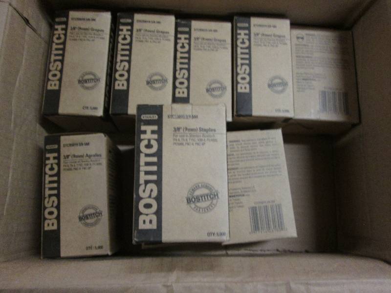 Case of 9 Boxes Bostich 38 inch St...