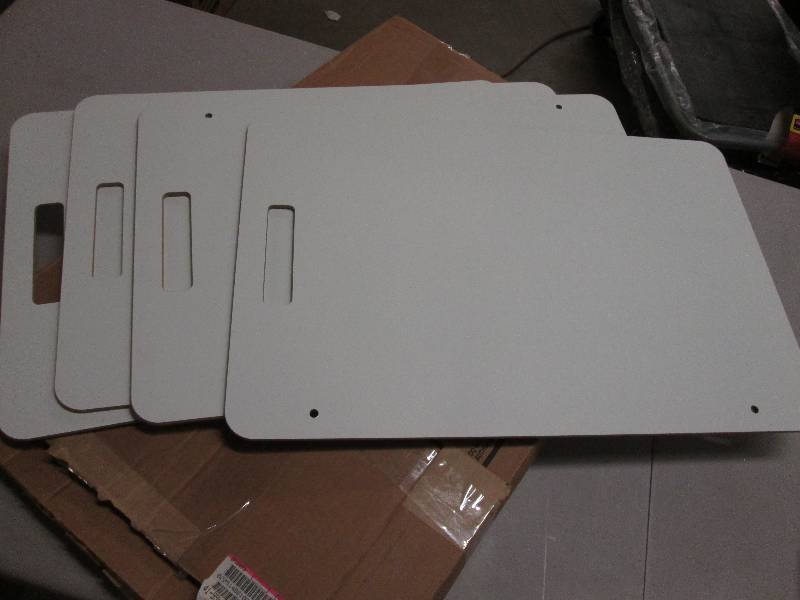 Lot of 4  White Boards with handles...