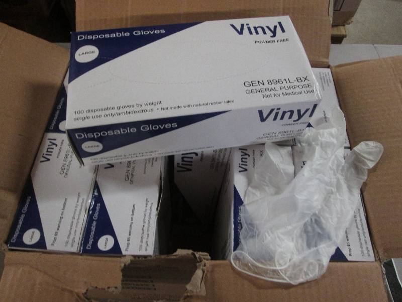 Case of 10 boxes of Large Vinyl Glo...