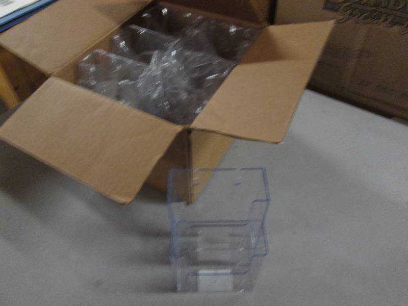 Lot of 6 Plastic Wall-Mount Pamphle...