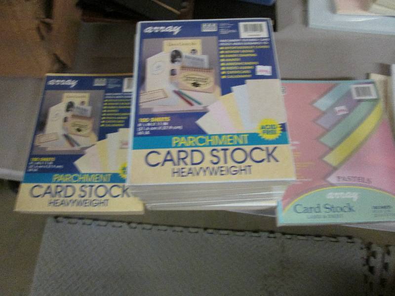 Lot of 8 pkg of Assorted Card Stock...