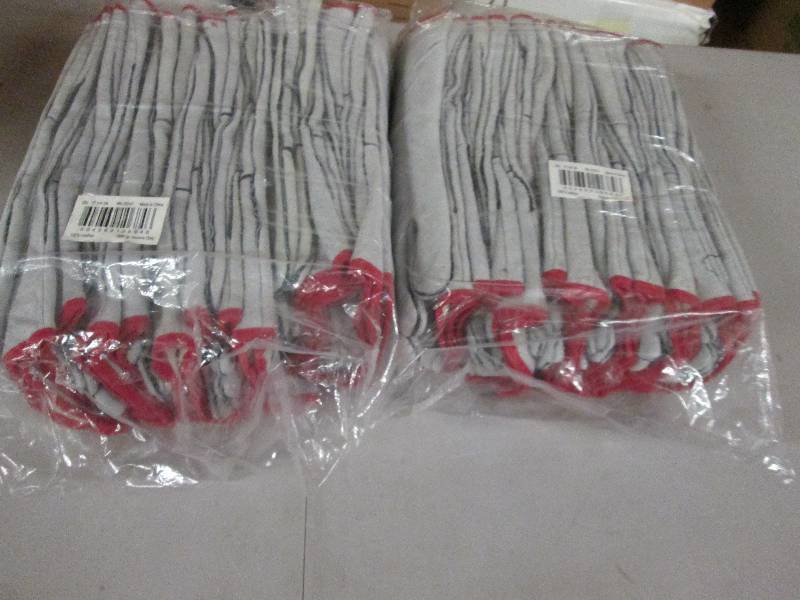 2 Dozen Leather Work Gloves with ex...