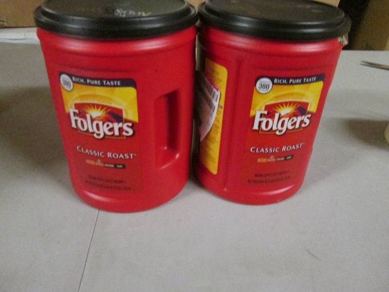 2 - 3lb Containers of Folgers Class...