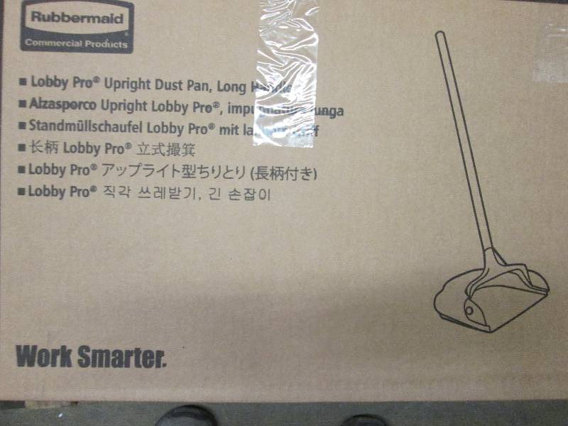Lot of 6 Rubbermaid Upright Dust Pa...