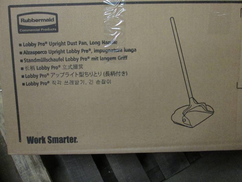 Lot of 6 Rubbermaid Upright Dust Pa...