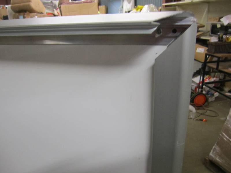 Freestanding double sided sign, on ...