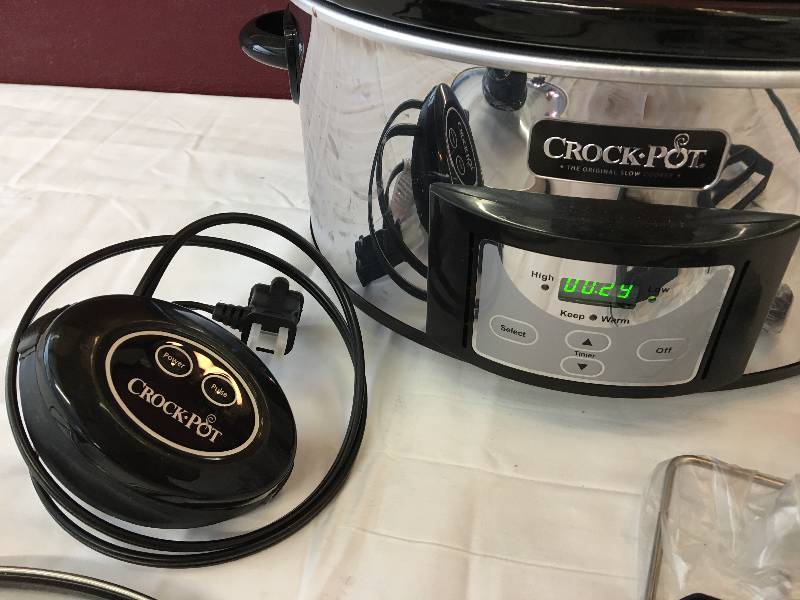 Crock-Pot 6-12-Quart Programmable Slow Cooker with iStir Automatic Stirring Stainless Steel retail $89