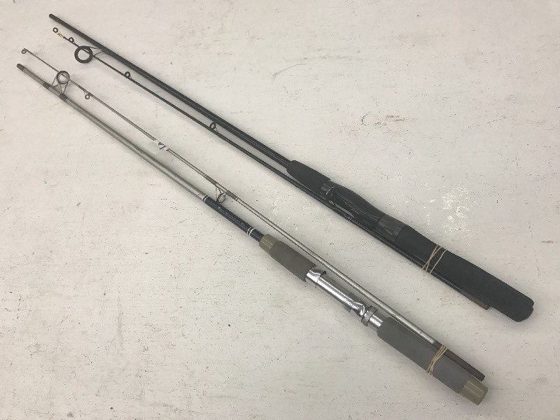 (2) Vintage 2-Piece 6ft Spinning Ro...