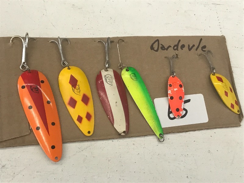 (6) Assorted Dare Devil Spoon Lures...