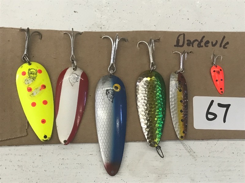 (6) Assorted Dare Devil Spoon Lures...