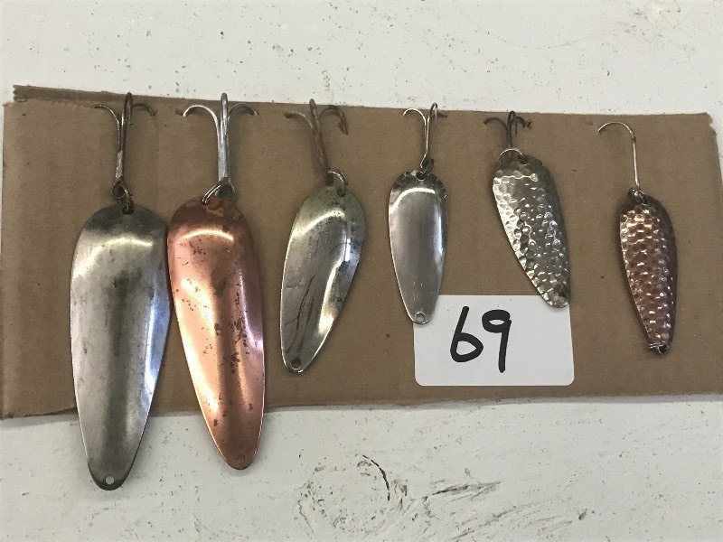 (6) Assorted Spoon Lures ...
