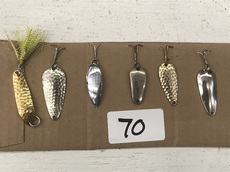 (6) Assorted Spoon Lures ...