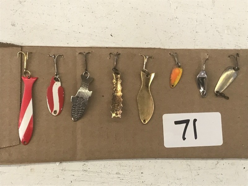 (8) Assorted Spoon Lures ...