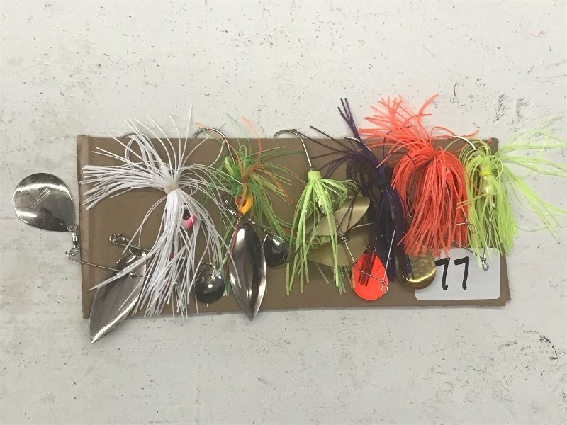 (6) Assorted Spinner Bait Lures ...