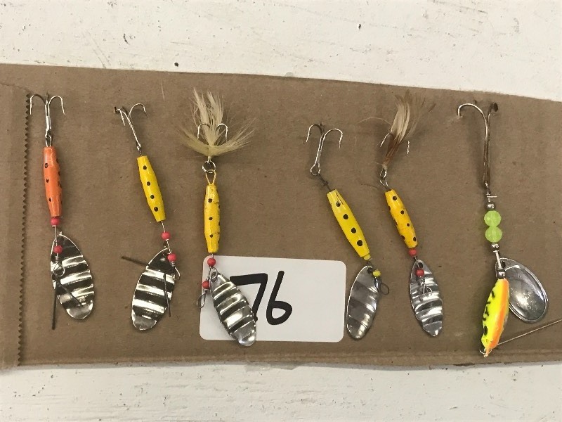 (6) Assorted Spinner Lures ...