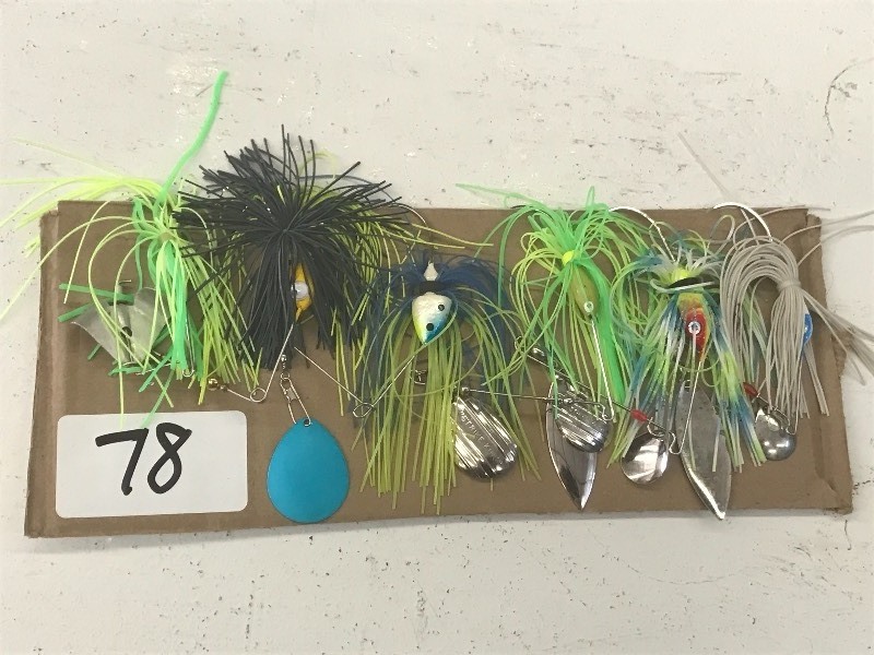 (6) Assorted Spinner Bait Lures ...