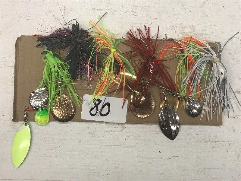 (6) Assorted Spinner Bait Lures ...