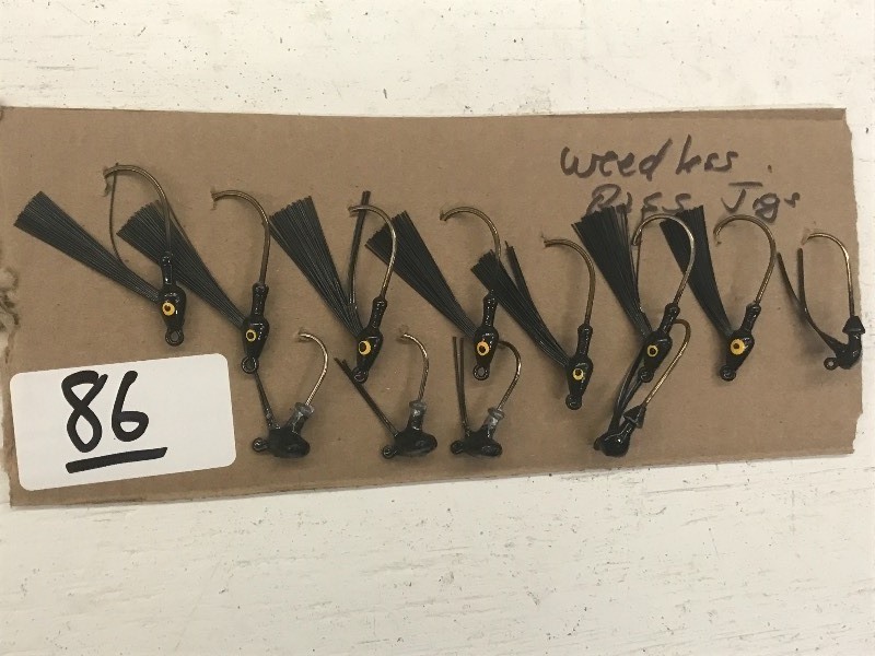 (12) Weedless Bass Jigs ...
