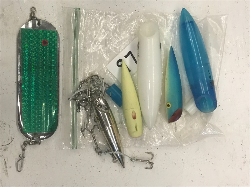 Bag Of Assorted Muskie Lure Supplie...