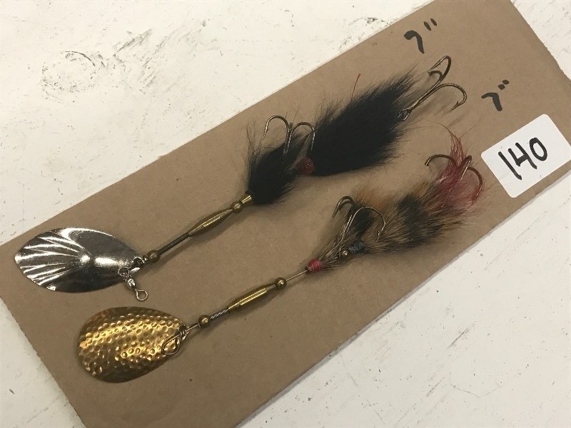 (2) 7 Muskie Spinner Lures ...