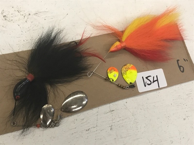 (2) 6 Muskie Spinner Lures ...