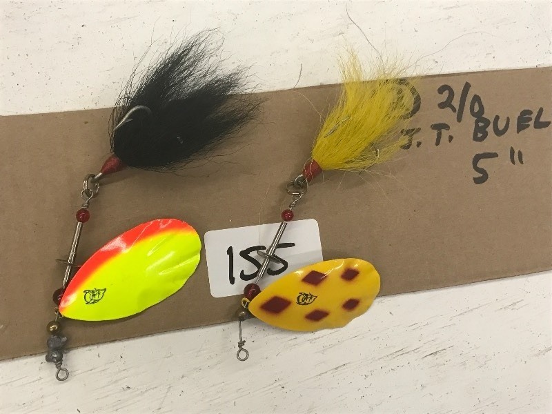 (2) 5 T.T. Buel 20 Muskie Spinner...