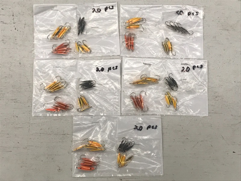 Lot Of Assorted New Ice Fishing Jig...