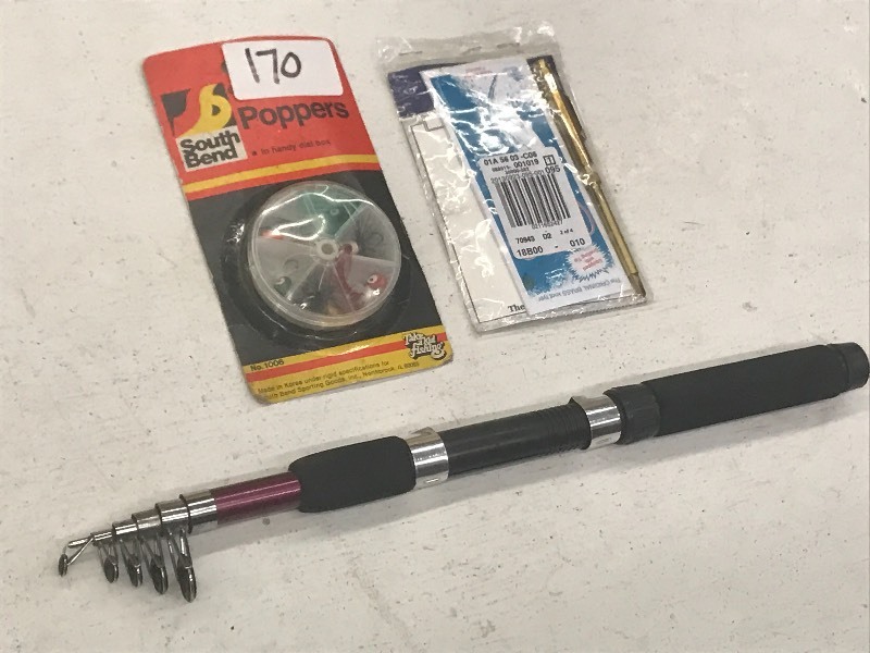 Lot Of Telescoping Fishing Pole, N...