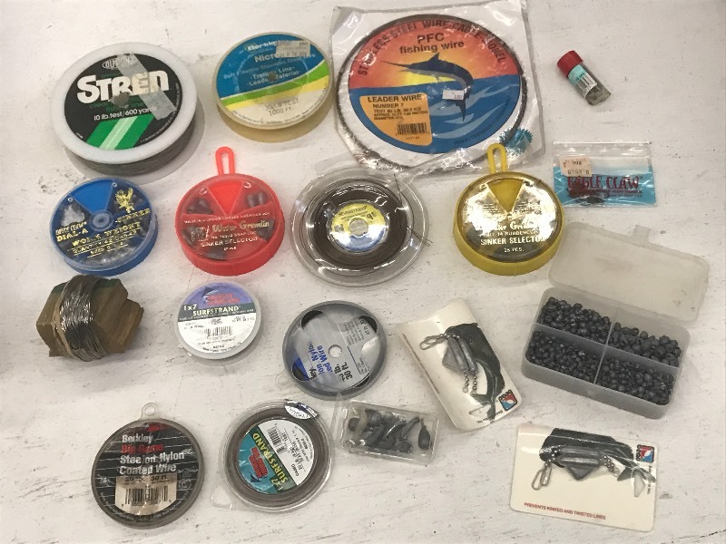 Flast Of Assorted Fishing Line, We...
