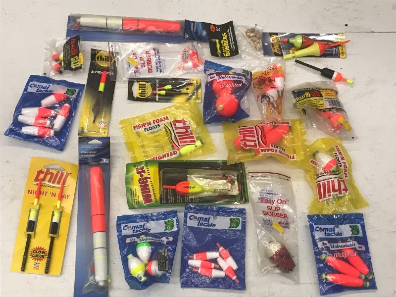 Flat Of Asorted New Tackle, Bobber...