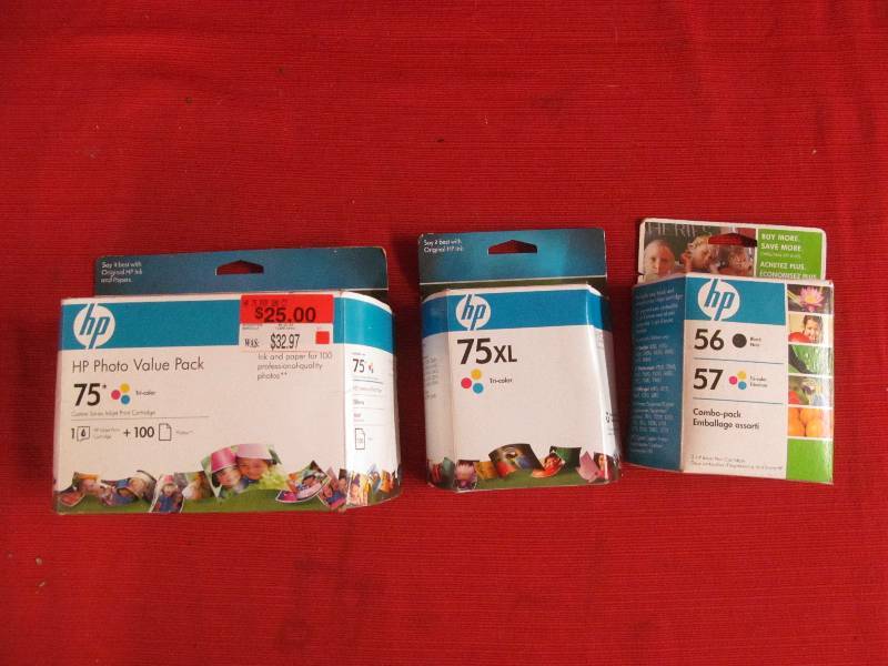 lot 18 image: Hp printer ink