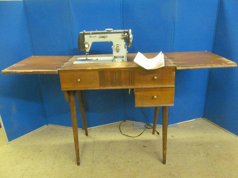 lot 128 image: vintage JC Penny sewing machine