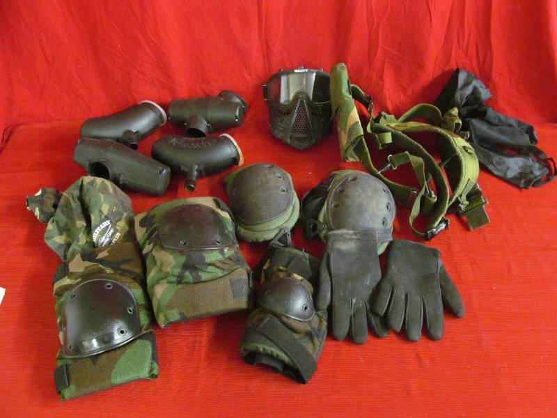 lot 133 image: paintball accessories