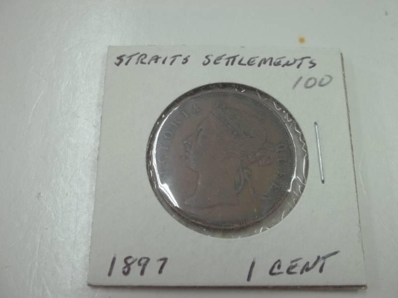 1897 Straits Settlements 1 cent