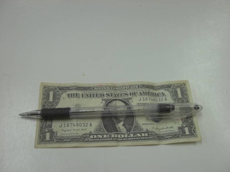 1 Dollar Silver Certificate 1957 A been folded