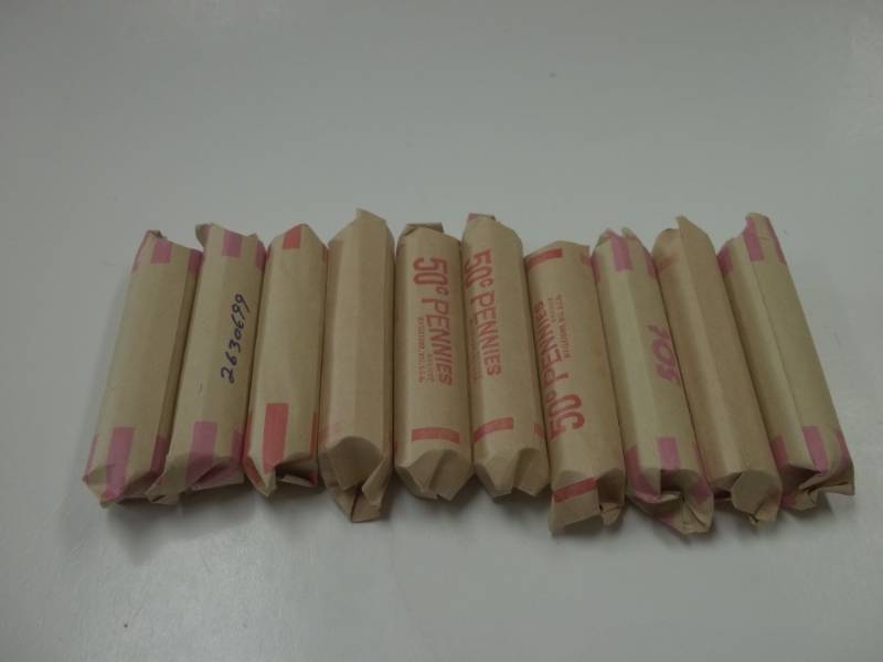 10 Rolls of Assorted Pennies