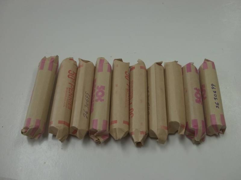 10 Rolls of Assorted Pennies