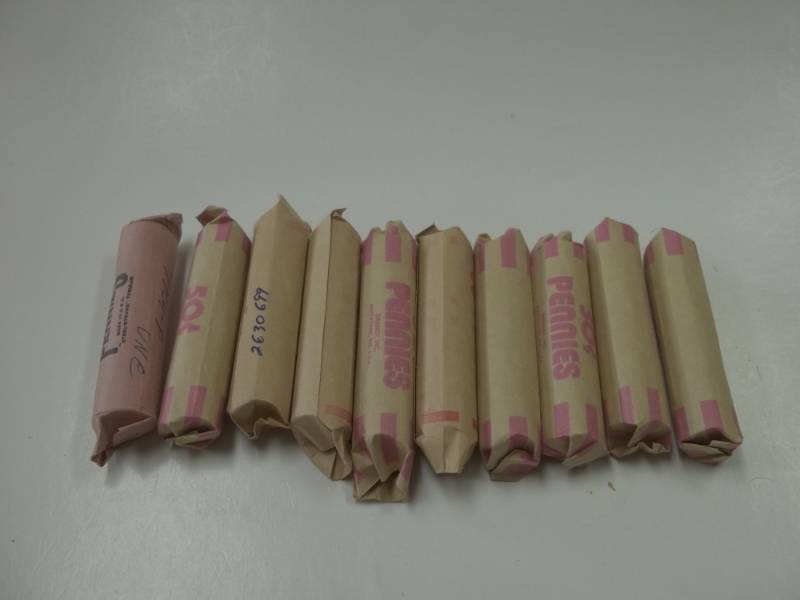 10 Rolls of Assorted Pennies