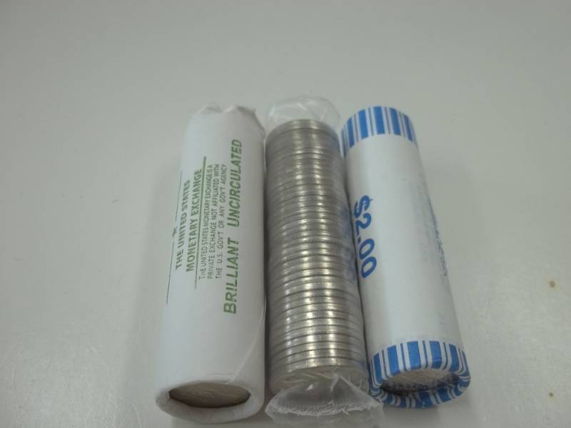 3 Rolls of Assorted Nickels