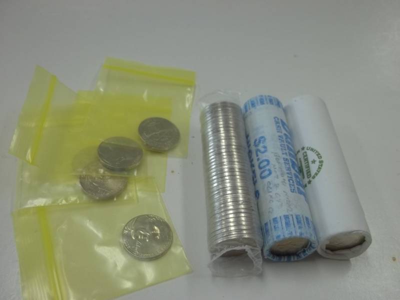 3 Rolls of Assorted Nickels
