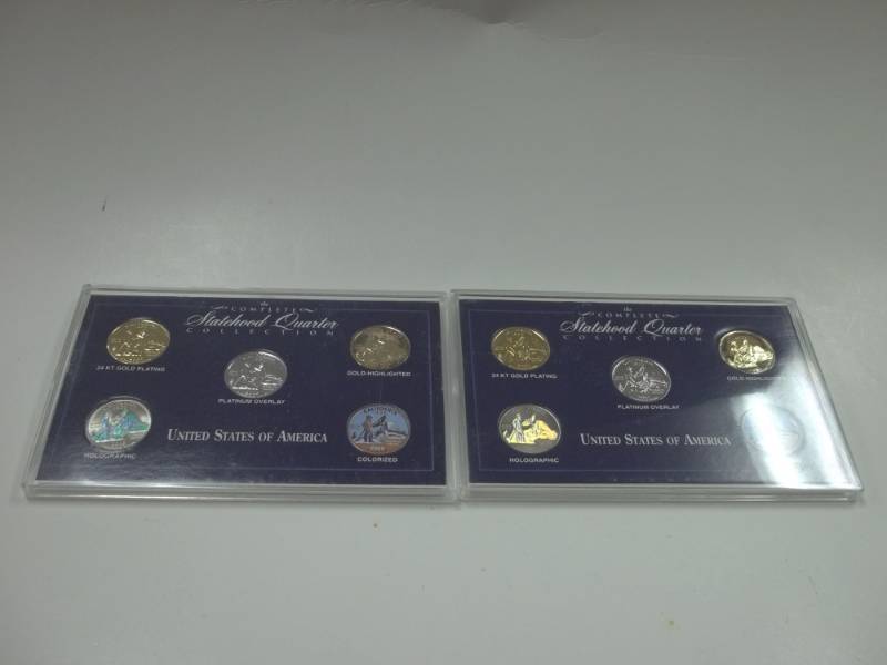 Pair of California Quarter Sets