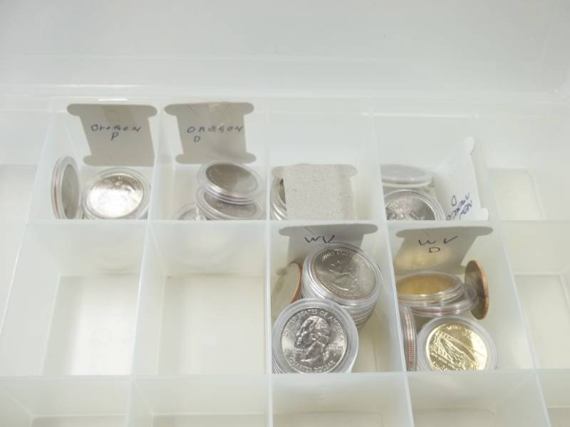 Assorted State Quarters with Case
