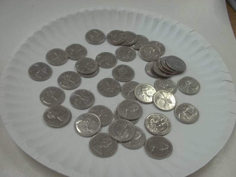 Assorted Quarters Canadian and US