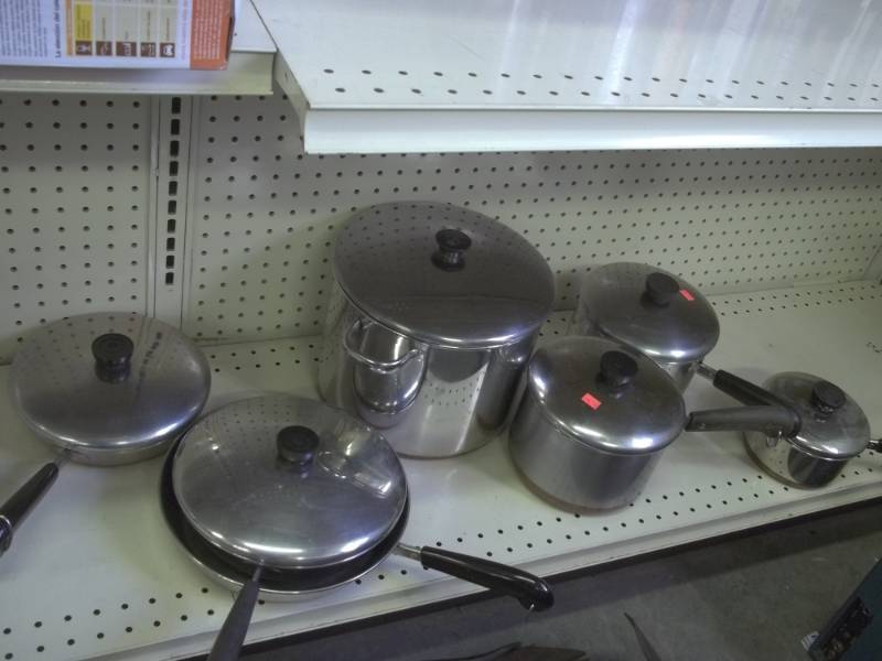 Revere Ware Pots and Pans