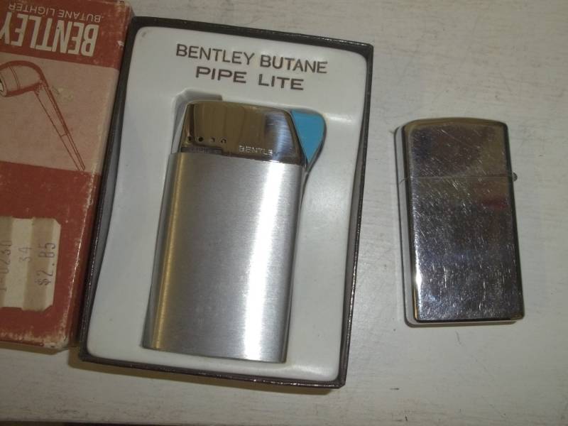 Pair of Lighters Zippo and Bentley