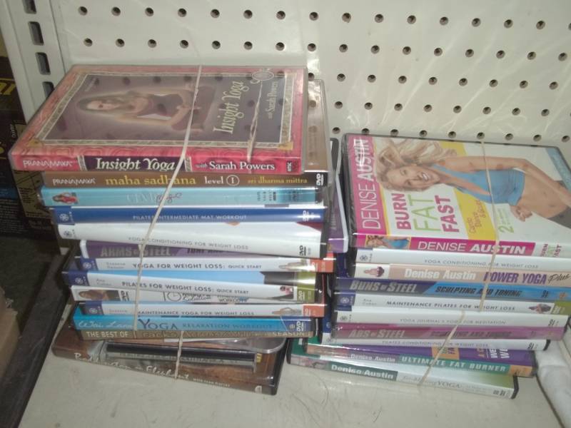 Yoga and Pilaties DVDs