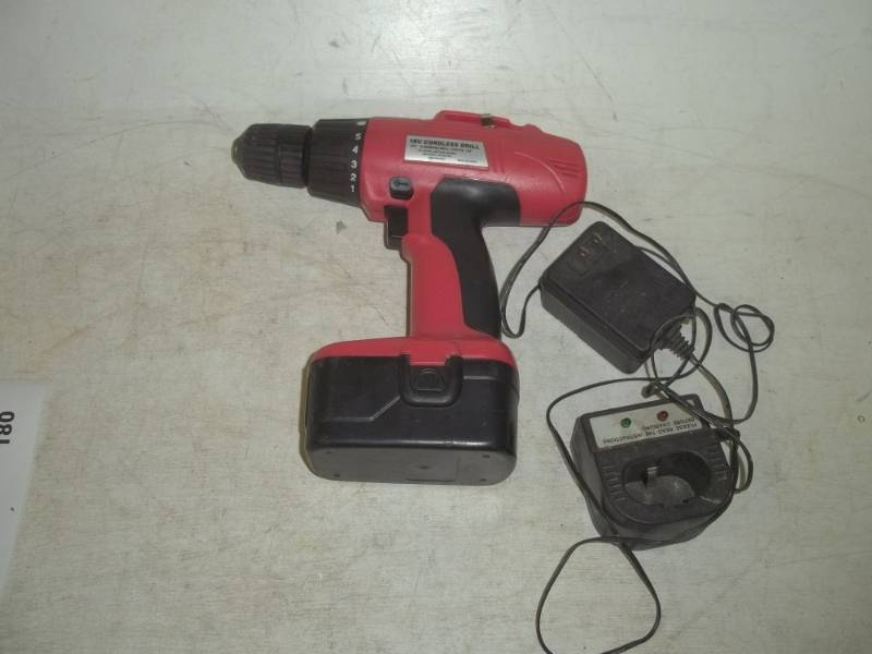 18 V Cordless drill with Battery and charger