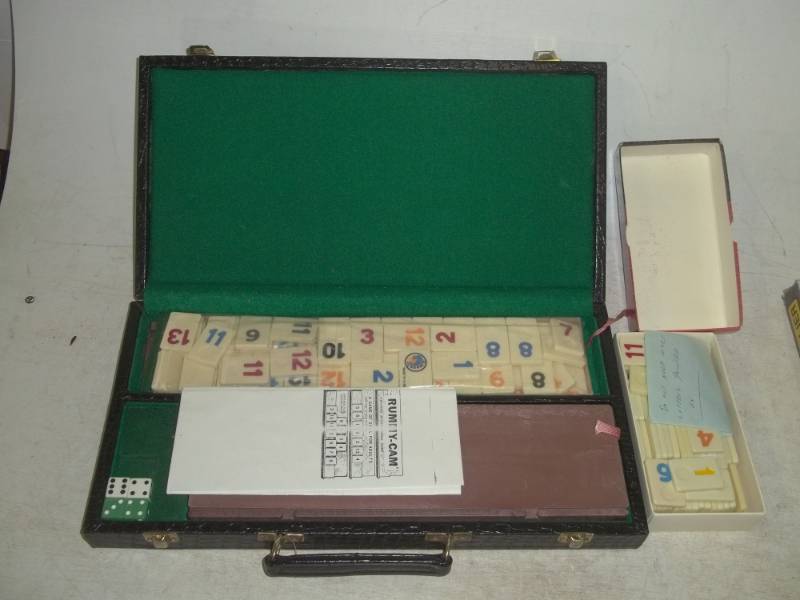 Rummy Cam Game with extra tiles
