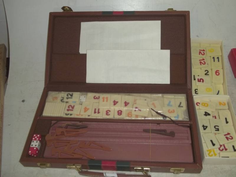 Rummy Cam Game with extra tiles
