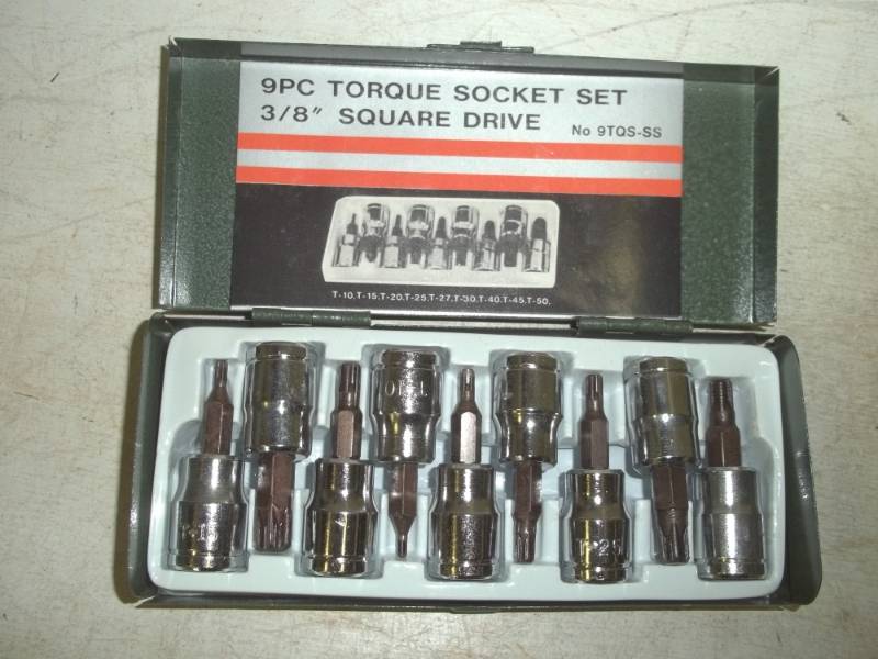 9 Piece Torque Socket Set